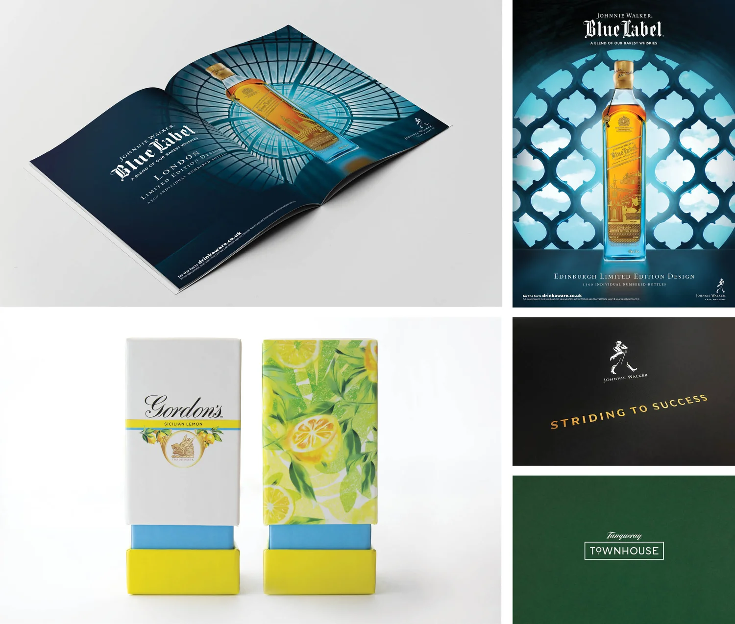 Johnnie Walker & Gordon's Packaging