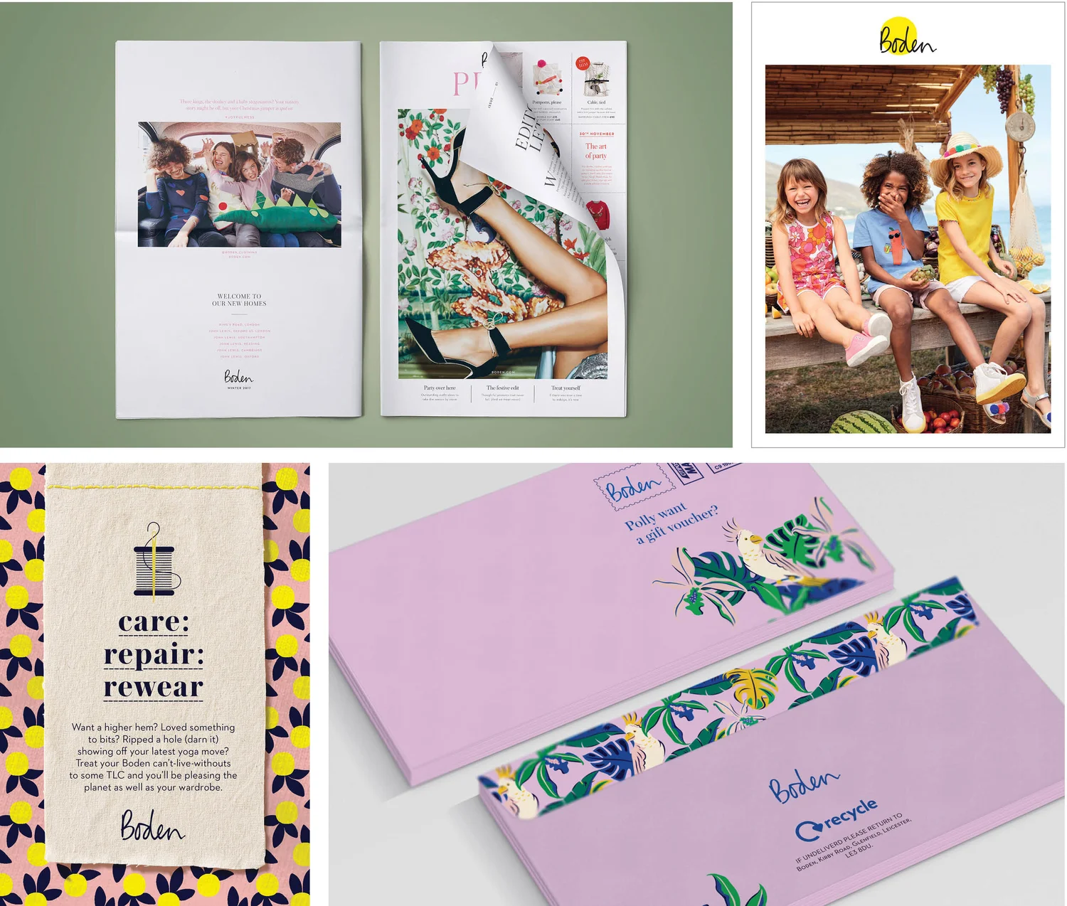 Boden Direct Mail Campaign