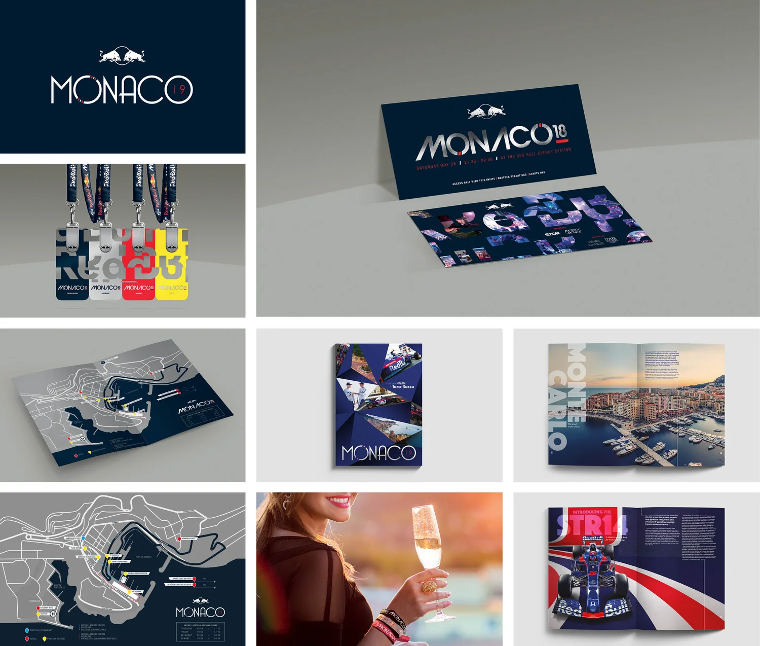 Red Bull Monaco Event Collateral