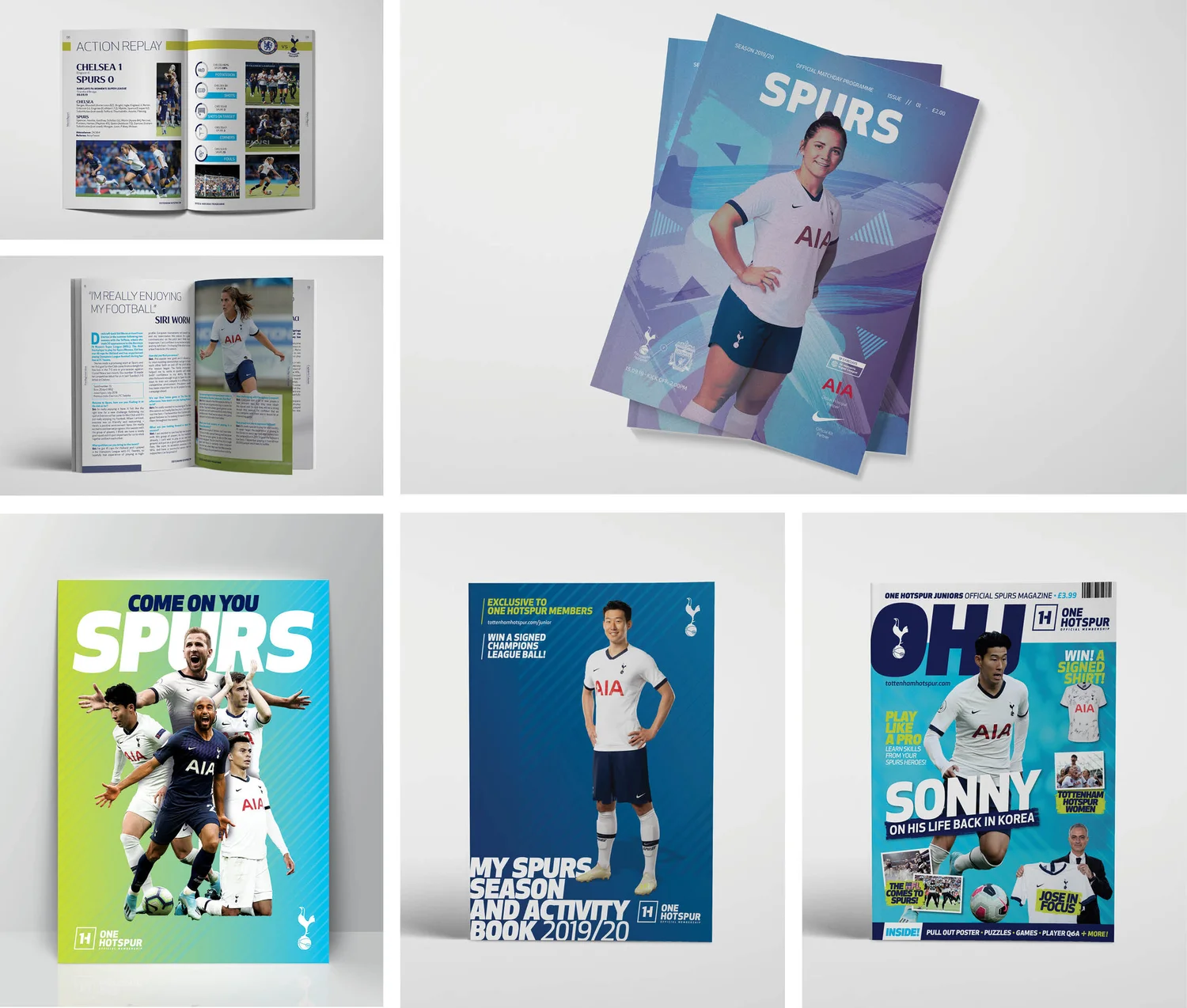 Tottenham Hotspur Matchday Magazines
